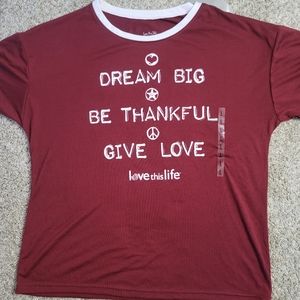 Womens Baseball Tee (Love This Life) NWT
